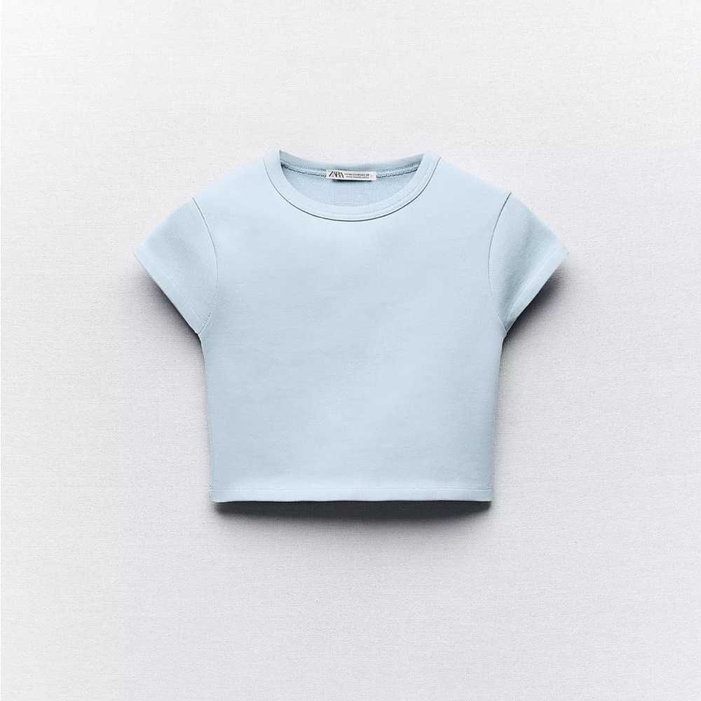 Zara Light Blue T-Shirt
